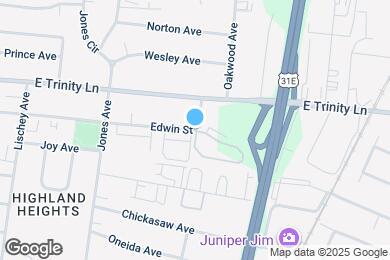 Map image of the property - 2900 Edwin St