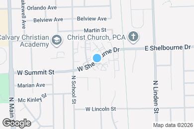 Map image of the property - 201 W Shelbourne Dr