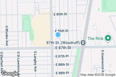 Map image of the property - 8624 S Maryland Ave