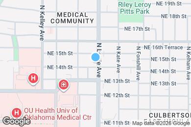 Map image of the property - 1233 NE 14th St