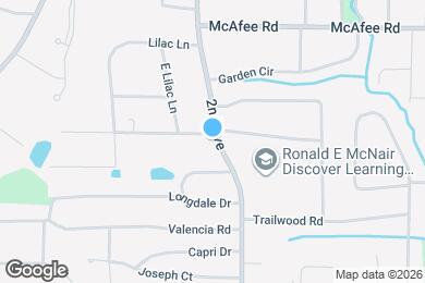 Map image of the property - 2123 2nd Ave
