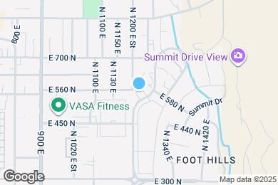 Map image of the property - 553 N Seven Peaks Blvd