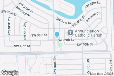 Map image of the property - 3911 SW 39th St