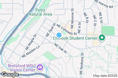 Map image of the property - 603 NE Campus St