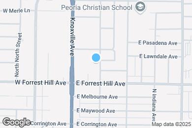 Map image of the property - 3207 N Peoria Ave