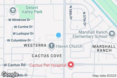 Map image of the property - 5920 W Columbine Dr