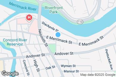 Map image of the property - 420 E Merrimack St
