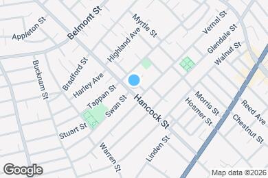 Map image of the property - 121 Hancock St