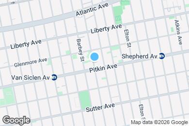 Map image of the property - 335 Jerome St