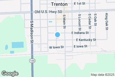 Map image of the property - 25 W Kentucky St