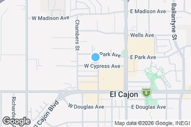 Map image of the property - 318 W Cypress Ave
