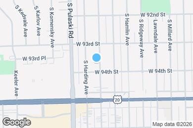 Map image of the property - 9342 S Springfield Ave