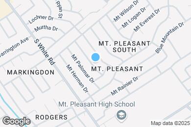 Map image of the property - 1512 Mount Diablo Dr