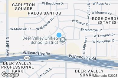 Map image of the property - 1515 W Yukon Dr