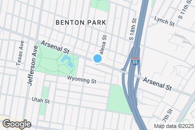 Map image of the property - 1936 Arsenal St