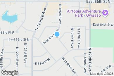 Map image of the property - 12509 East 83rd St N