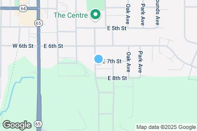 Map image of the property - 704 S Starr Ave
