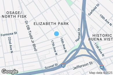 Map image of the property - 1600 Underwood St