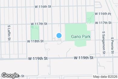 Map image of the property - 11756 S Racine Ave