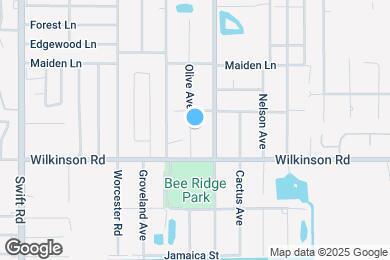 Map image of the property - 4335 Olive Ave