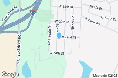 Map image of the property - 2103 Perry St