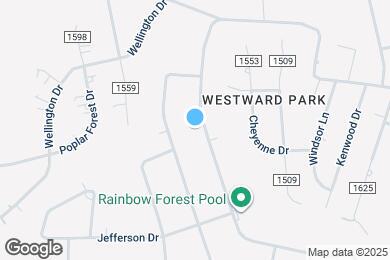 Map image of the property - 1290 Rainbow Forest Dr