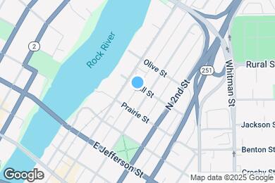 Map image of the property - 317 Hill St