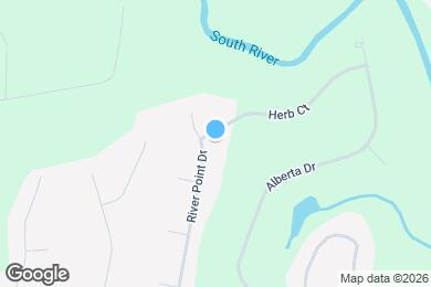 Map image of the property - 390 River Point Dr