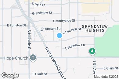 Map image of the property - 3520 E Skinner St