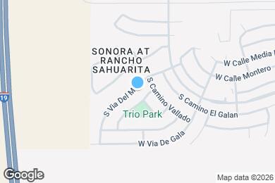 Map image of the property - 14321 S Via Del Moro