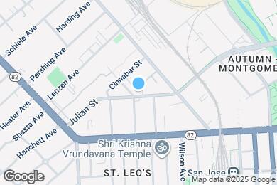 Map image of the property - 937 W Julian St