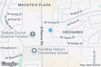 Map image of the property - 15439 W Cottonwood Cir