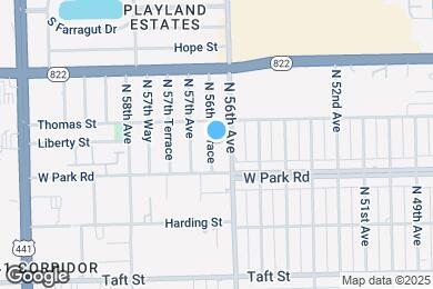 Map image of the property - 2201 N 56th Ter