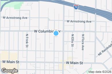 Map image of the property - 1214 N Douglas St