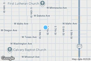 Map image of the property - 801 W Oregon Ave