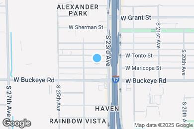 Map image of the property - 2324 W Maricopa St