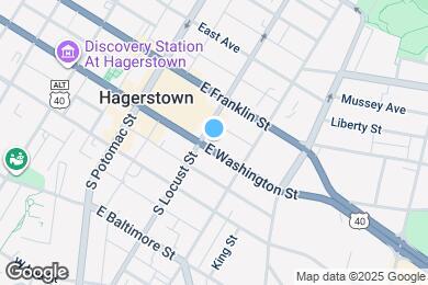 Map image of the property - 112 E Washington St
