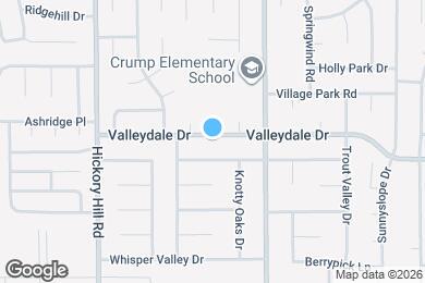 Map image of the property - 6045 Valleydale Dr