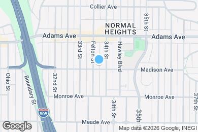 Map image of the property - 3370 Madison Ave