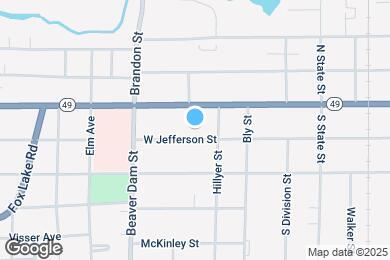 Map image of the property - 416 W Jefferson St