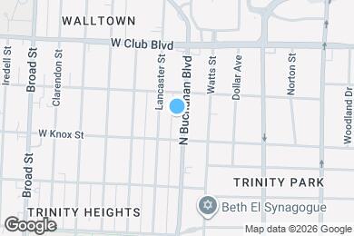 Map image of the property - 1011-B N Buchanan Blvd