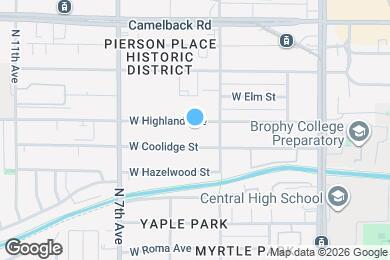 Map image of the property - 325 W Highland Ave