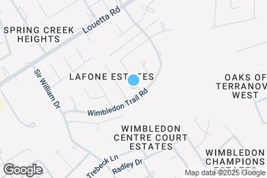 Map image of the property - 16607 Brenton Oaks Dr