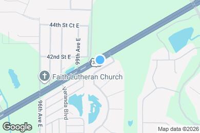 Map image of the property - 4163 101st Ave E