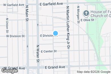 Map image of the property - 415 E Division St