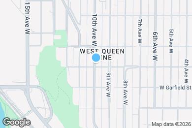 Map image of the property - 1804 10th Ave W