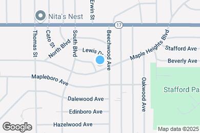 Map image of the property - 18505 Maple Heights Blvd