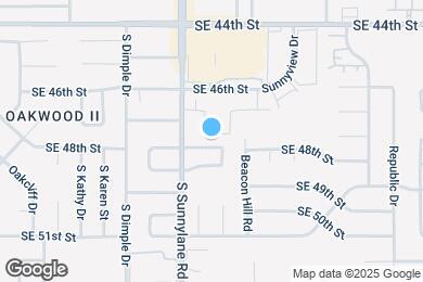 Map image of the property - 4325 SE 48th Terrace