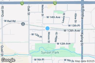 Map image of the property - 1273 Moore st