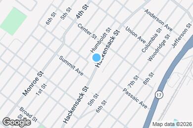 Map image of the property - 3 Hackensack St